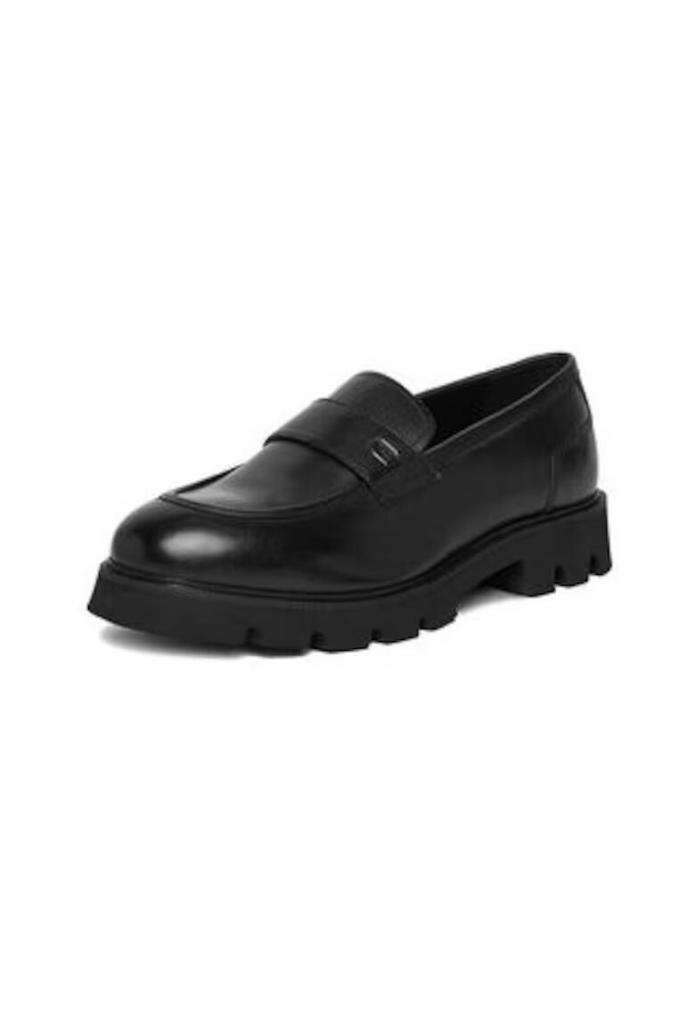 G STAR RAW Mocasini barbati - slip-on - elastic - negru - piele naturala