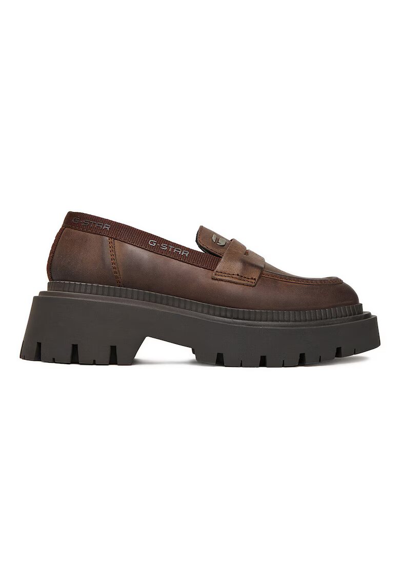 G-Star Raw Mocasini dama - G STAR RAW - piele naturala - maro - design versatil -
