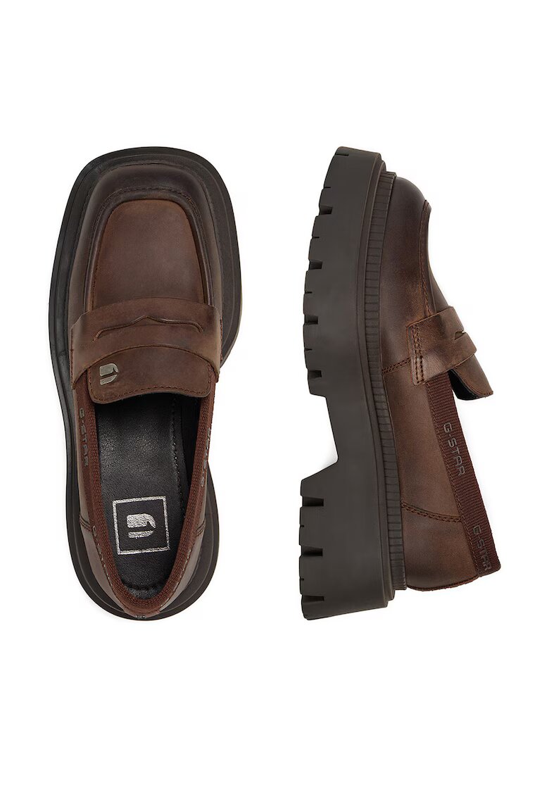 G-Star Raw Mocasini dama - maro - piele naturala