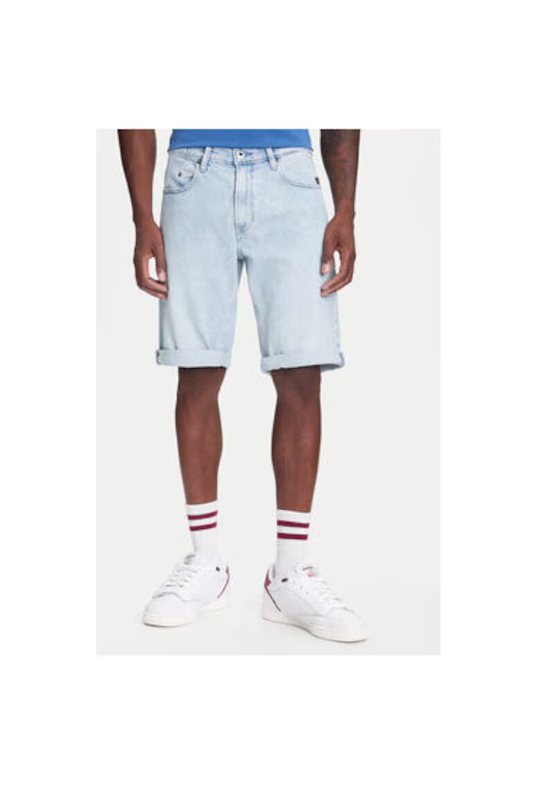 G-Star Raw Pantaloni scurti din denim barbati G Star Raw - D24430-D549 - Bumbac/Elastan - Albastru - Albastru