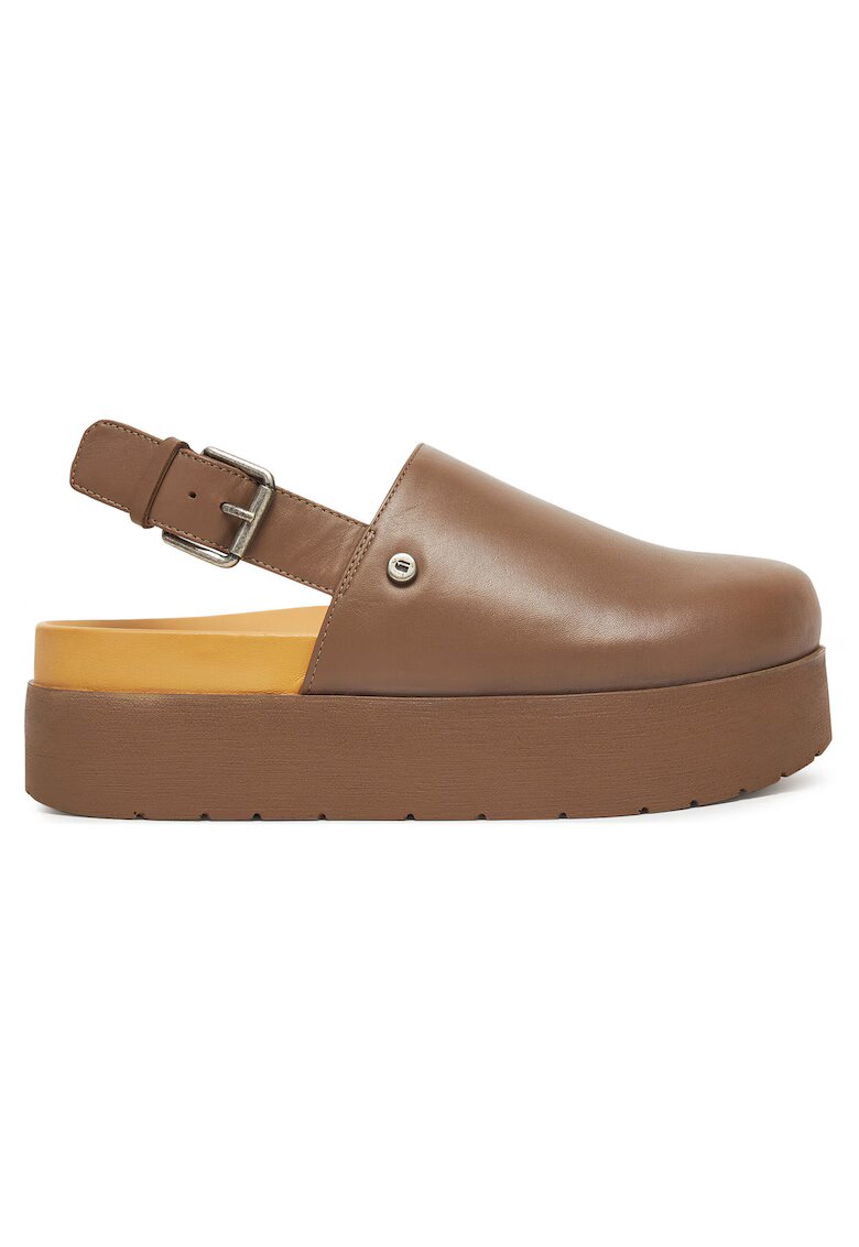 G-Star Raw Sandale dama din piele naturala maro - Auriu