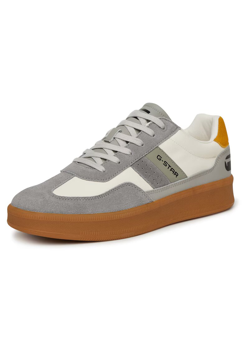 G-Star Raw Tenisi barbati gri - piele naturala