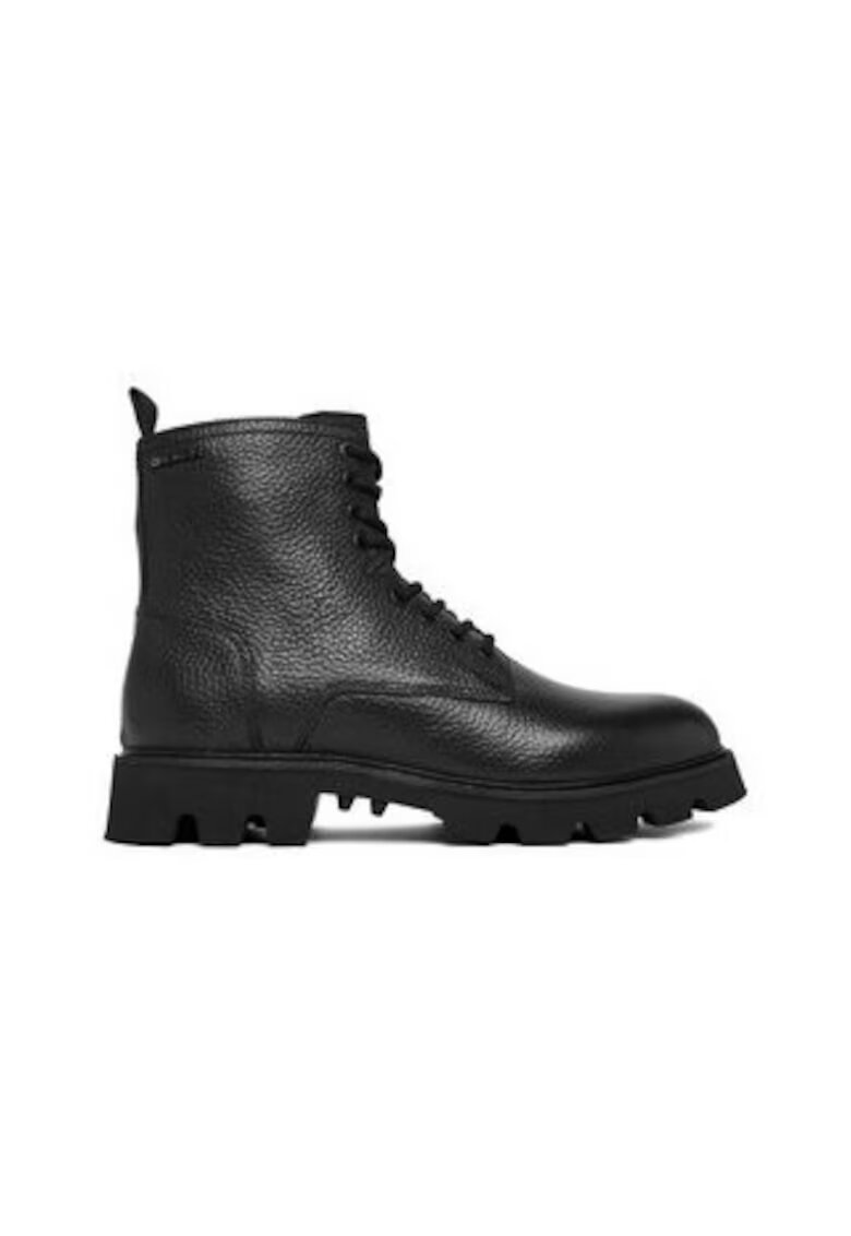 G STAR RAW Tenisi barbati piele naturala - negru - rotund