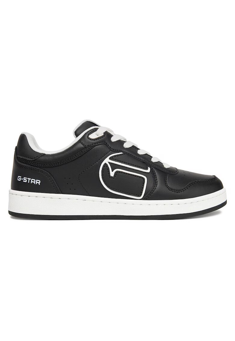 G STAR RAW Tenisi dama - piele naturala - alb/negru