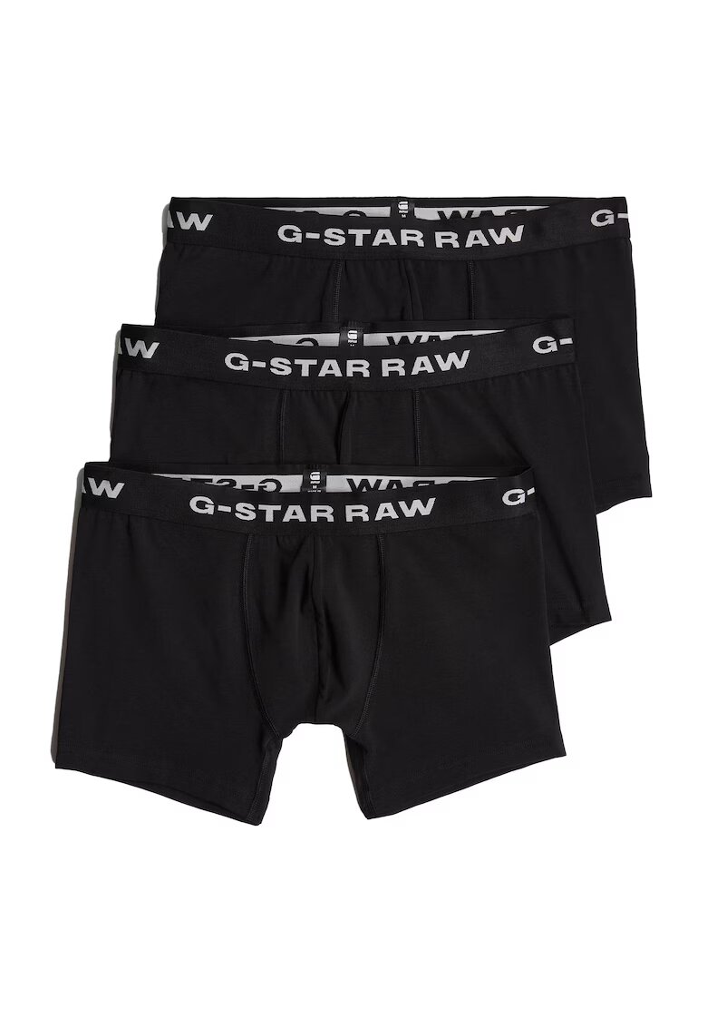 G-STAR Set de boxeri din amestec de bumbac - 3 perechi - Negru