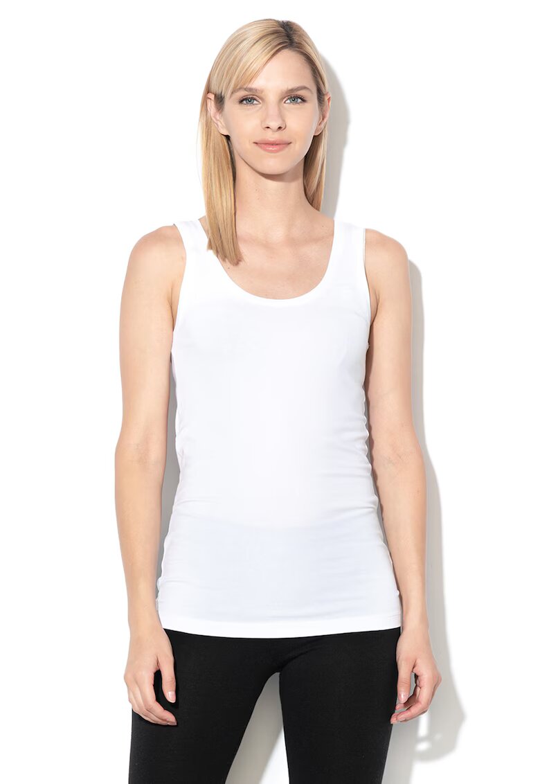 G-STAR Top slim fit din bumbac organic Base - Alb