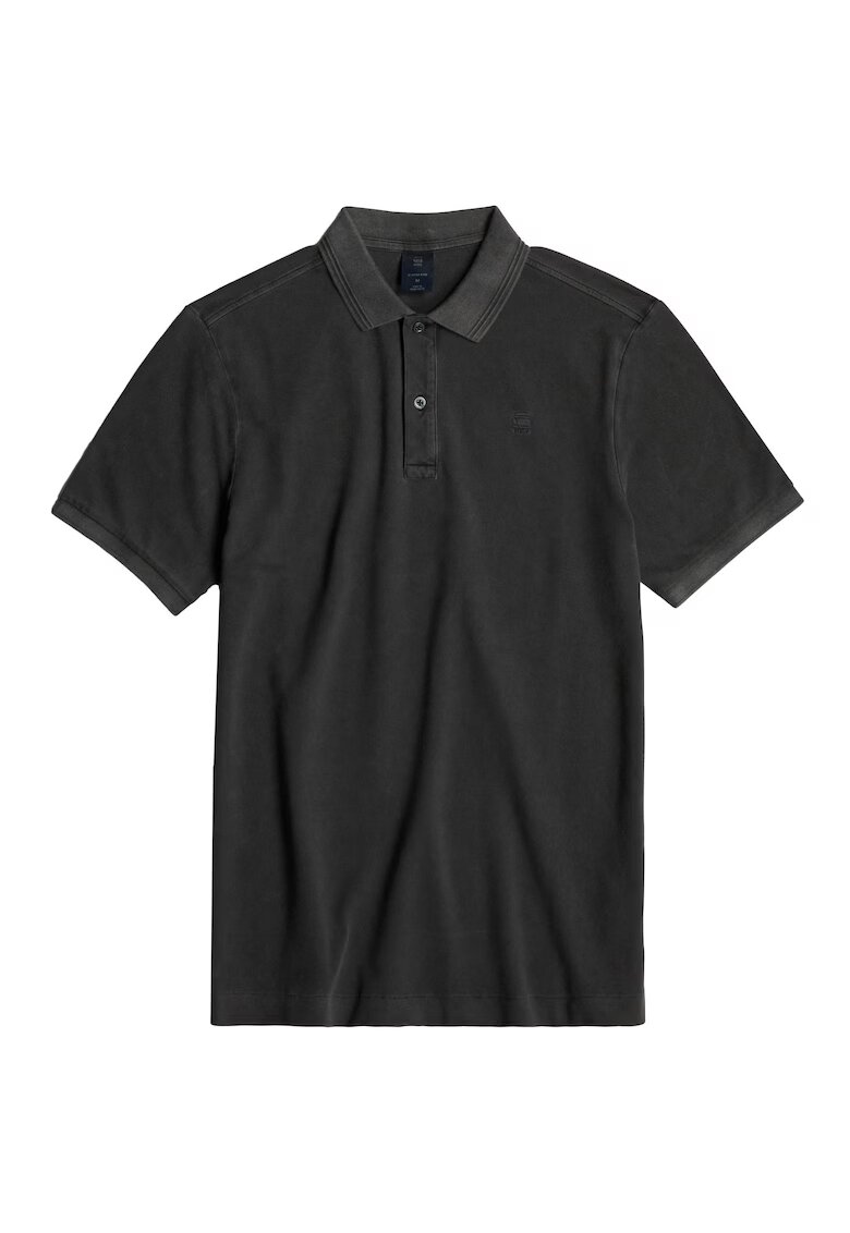 G-STAR Tricou polo slim fit - Negru