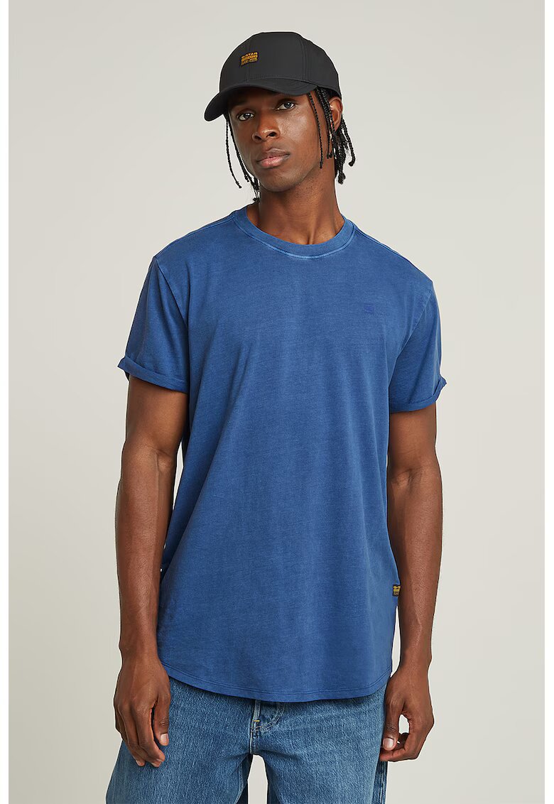 G-STAR Tricou relaxed-fit din bumbac organic - Albastru royal