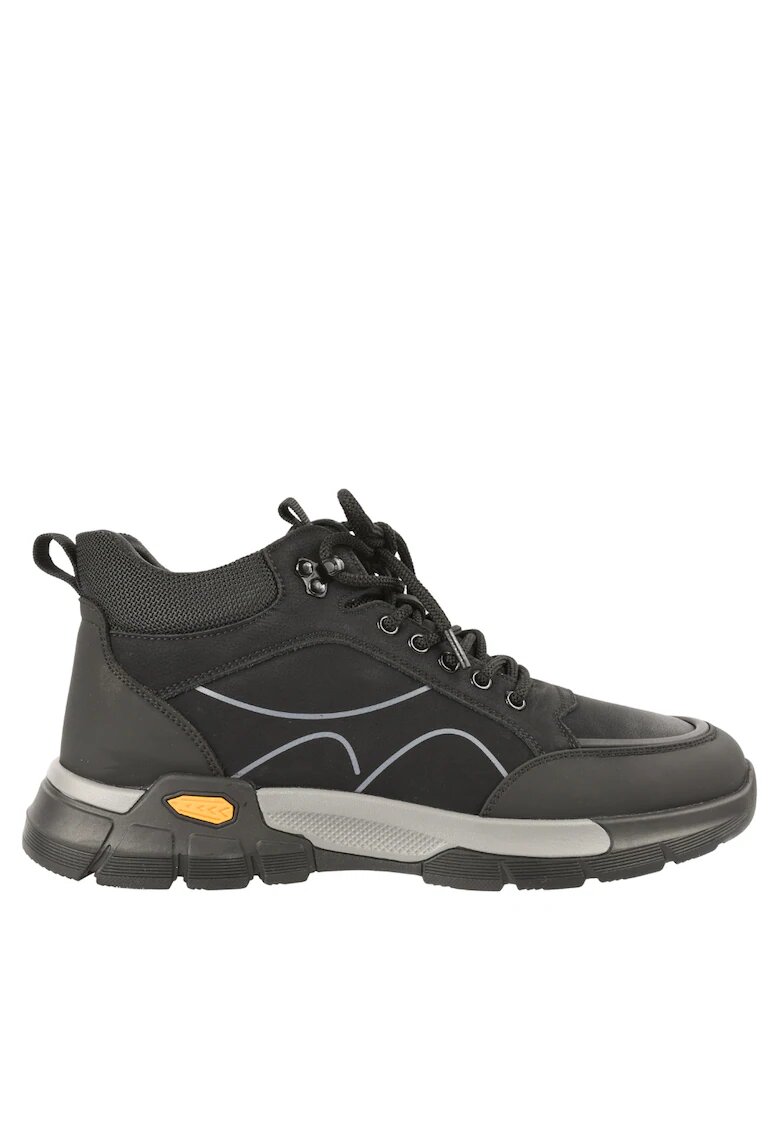 Gallop Ghete sport - barbati - E90003 - negru - piele naturala - Negru - Piele naturala - Negru