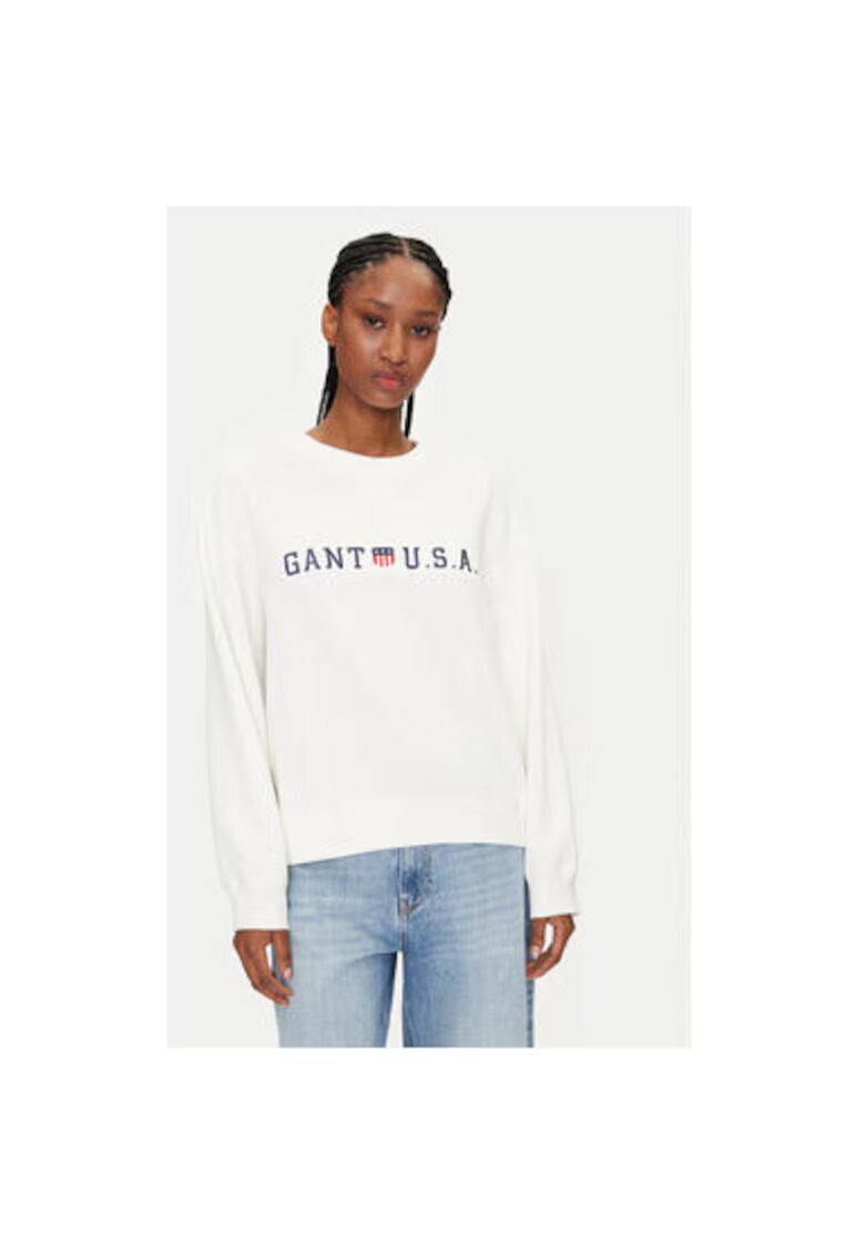Gant Bluza dama 4200577 - Bumbac/Poliester - Alb - Alb