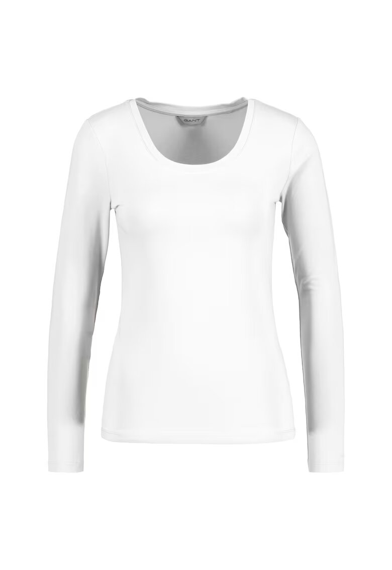 Gant Bluza slim fit - Alb