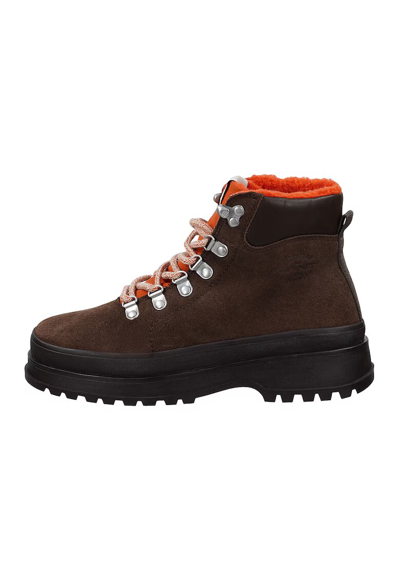 Gant Bocanci din piele intoarsa Wintly - Maro inchis