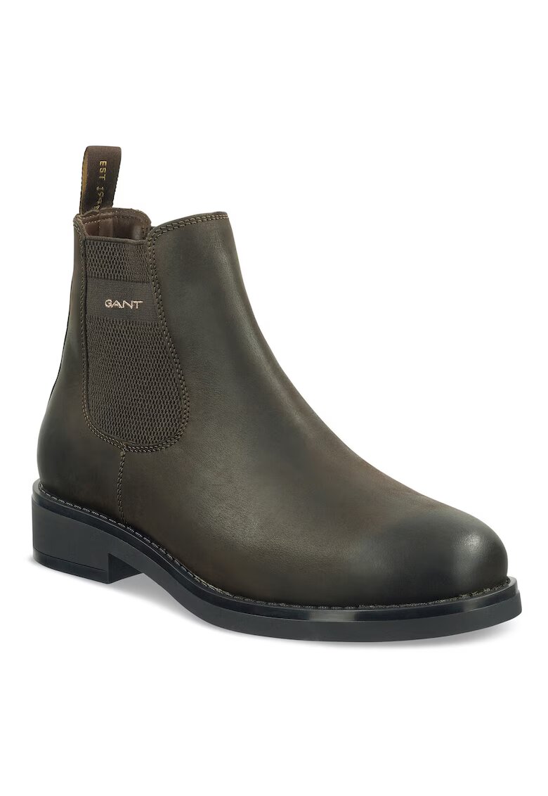 Gant Botine cu glezna joasa barbati 29651752 - Piele naturala - Maro - Maro