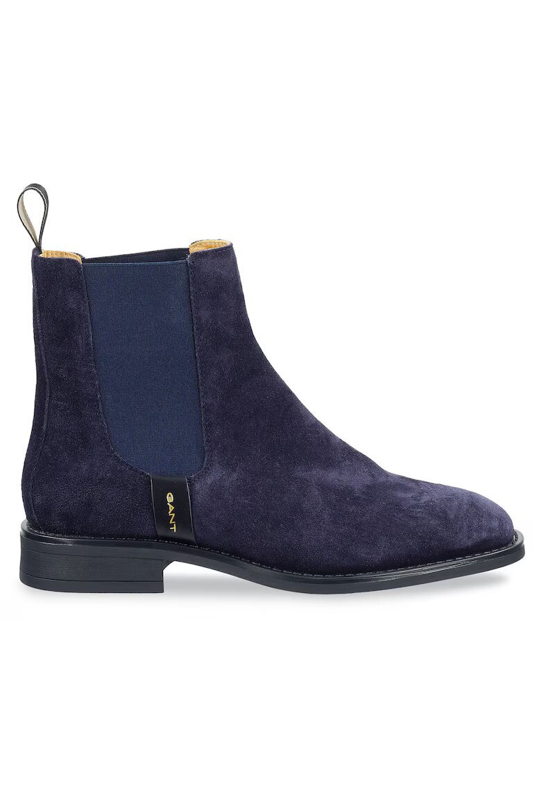 Gant Botine dama 305604002 - Piele naturala - Albastru inchis