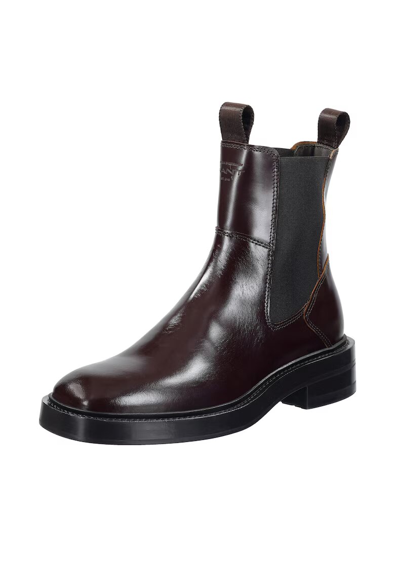 Gant Botine dama G46 31541129 - Piele naturala - Maro inchis
