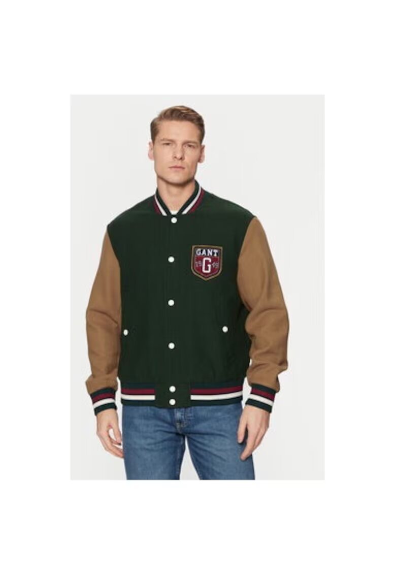 Gant Geaca barbati - 305179142 - Lana/Bumbac/Poliester - Verde - Verde