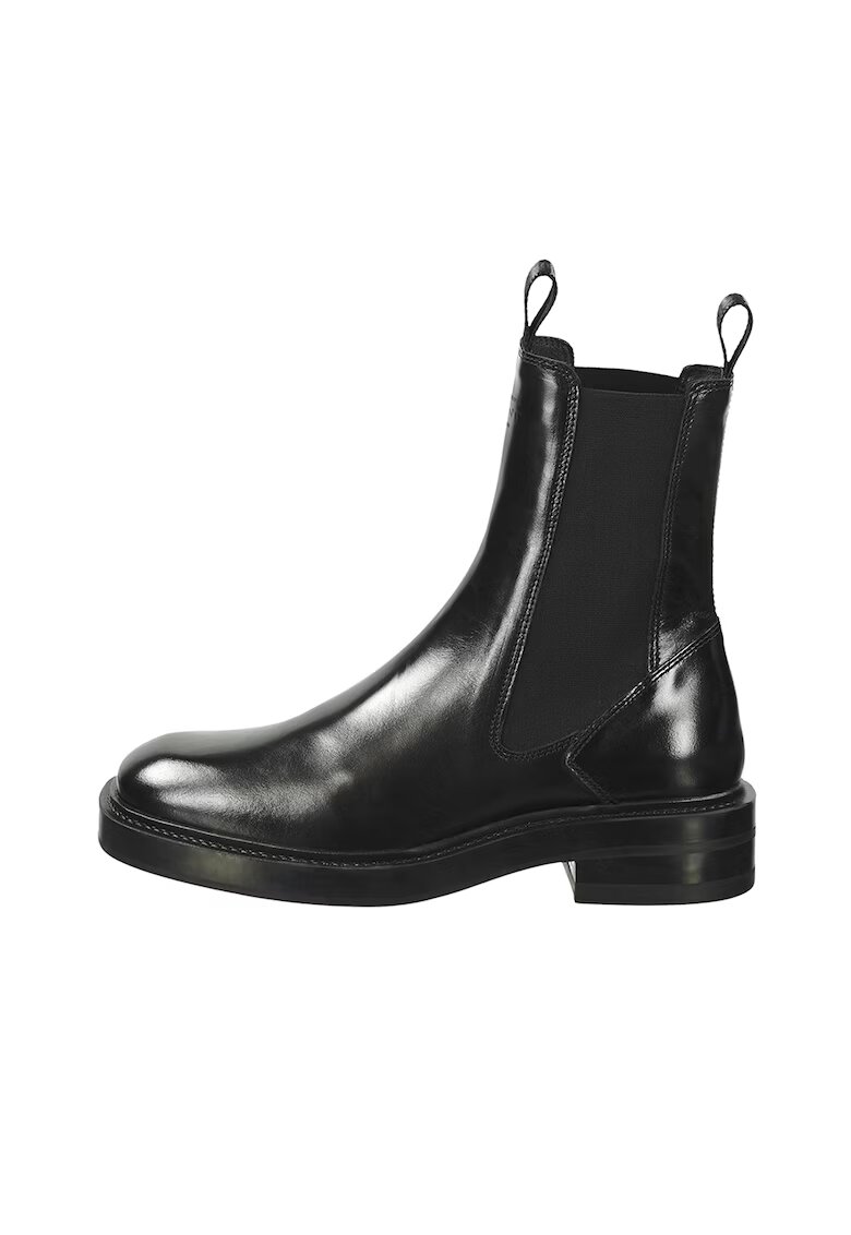 Gant Ghete Chelsea de piele cu logo - Negru
