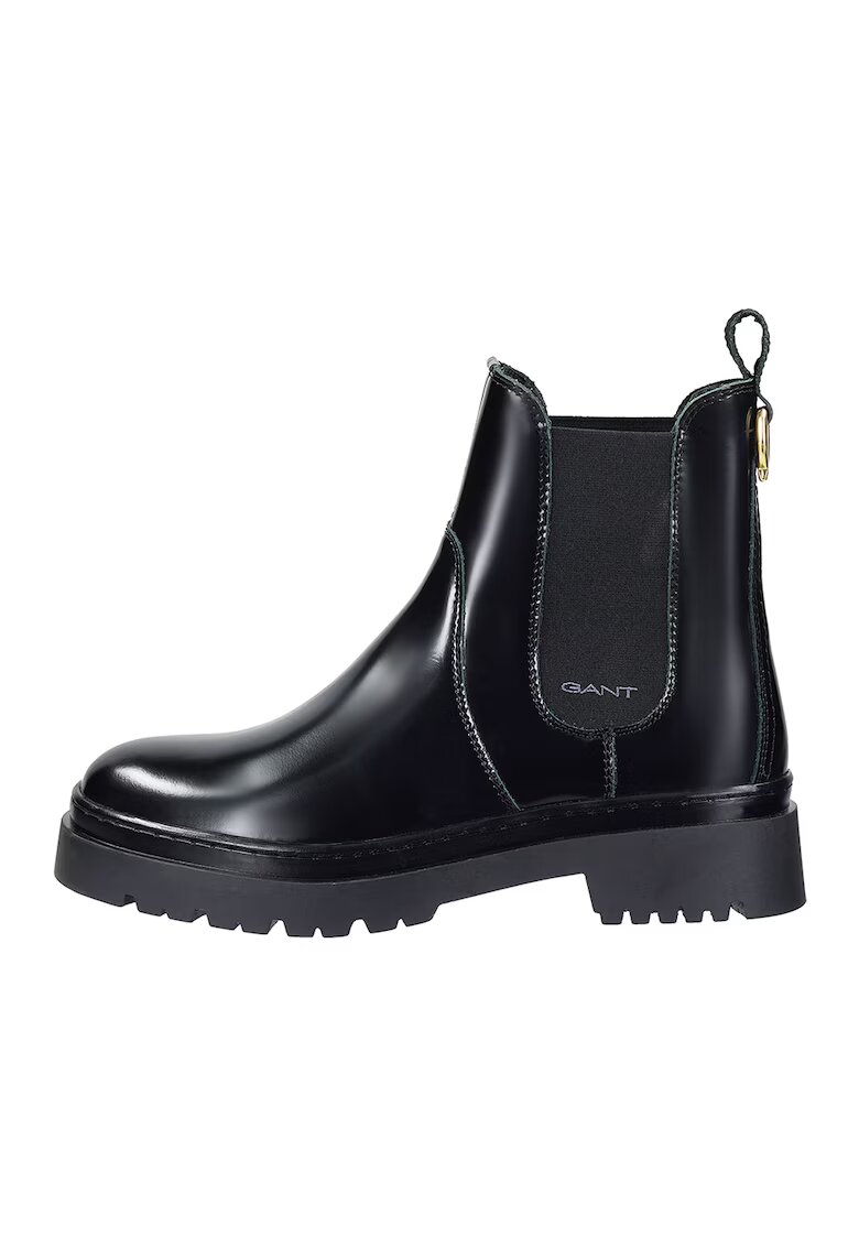 Gant Ghete Chelsea din piele Aligrey - Negru