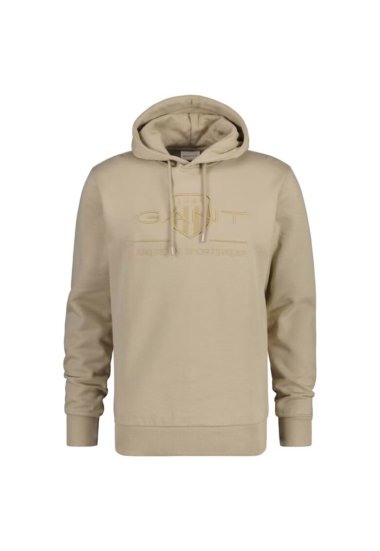 Gant Hanorac cu broderie logo Tonal - Bej