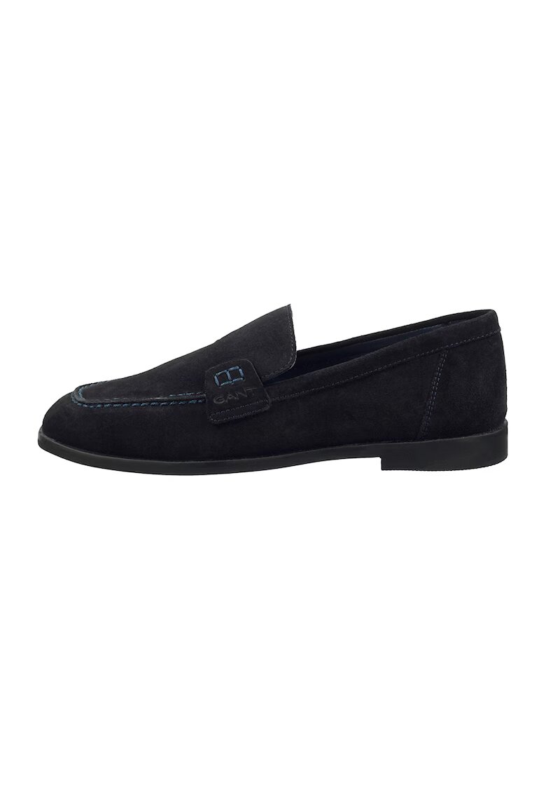 Gant Mocasini de piele intoarsa Gimble - Albastru ultramarin