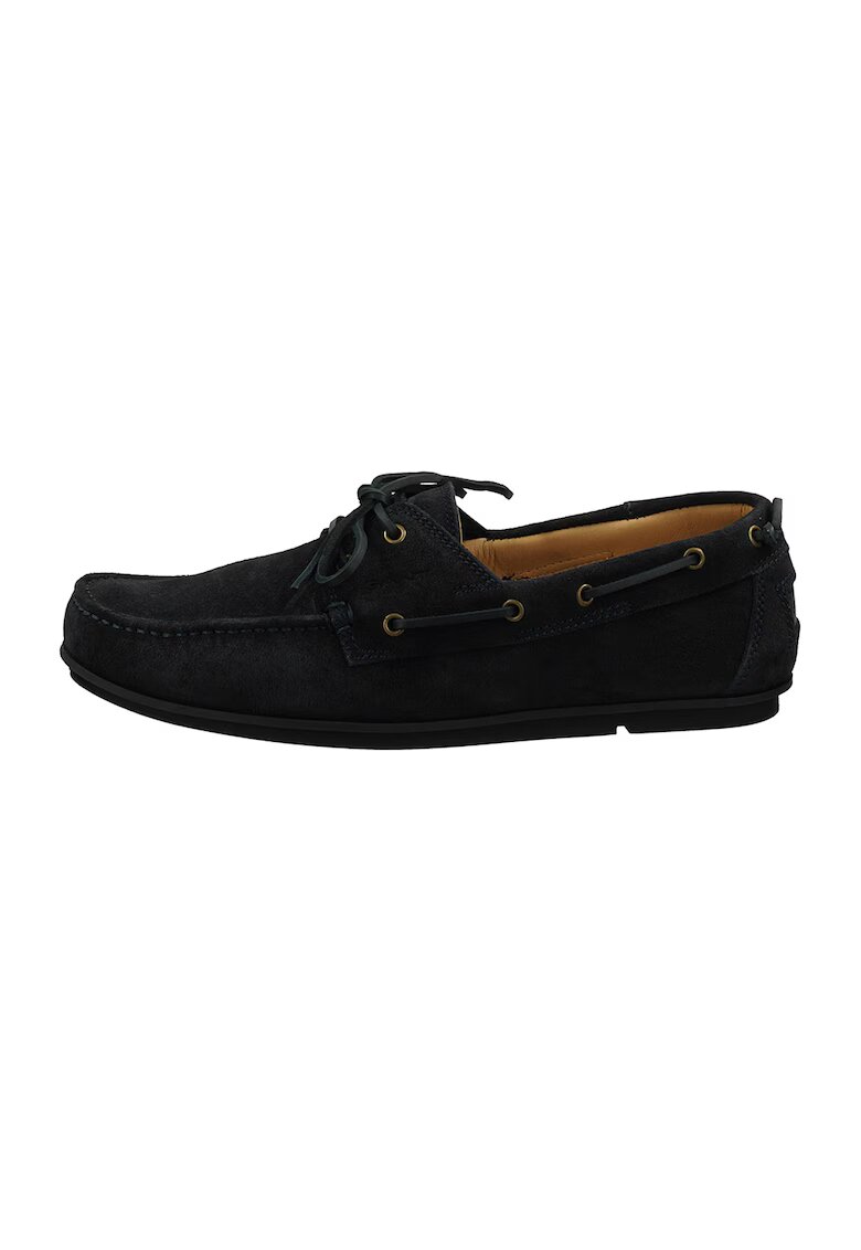 Gant Mocasini de piele intoarsa Wilmon - Albastru ultramarin