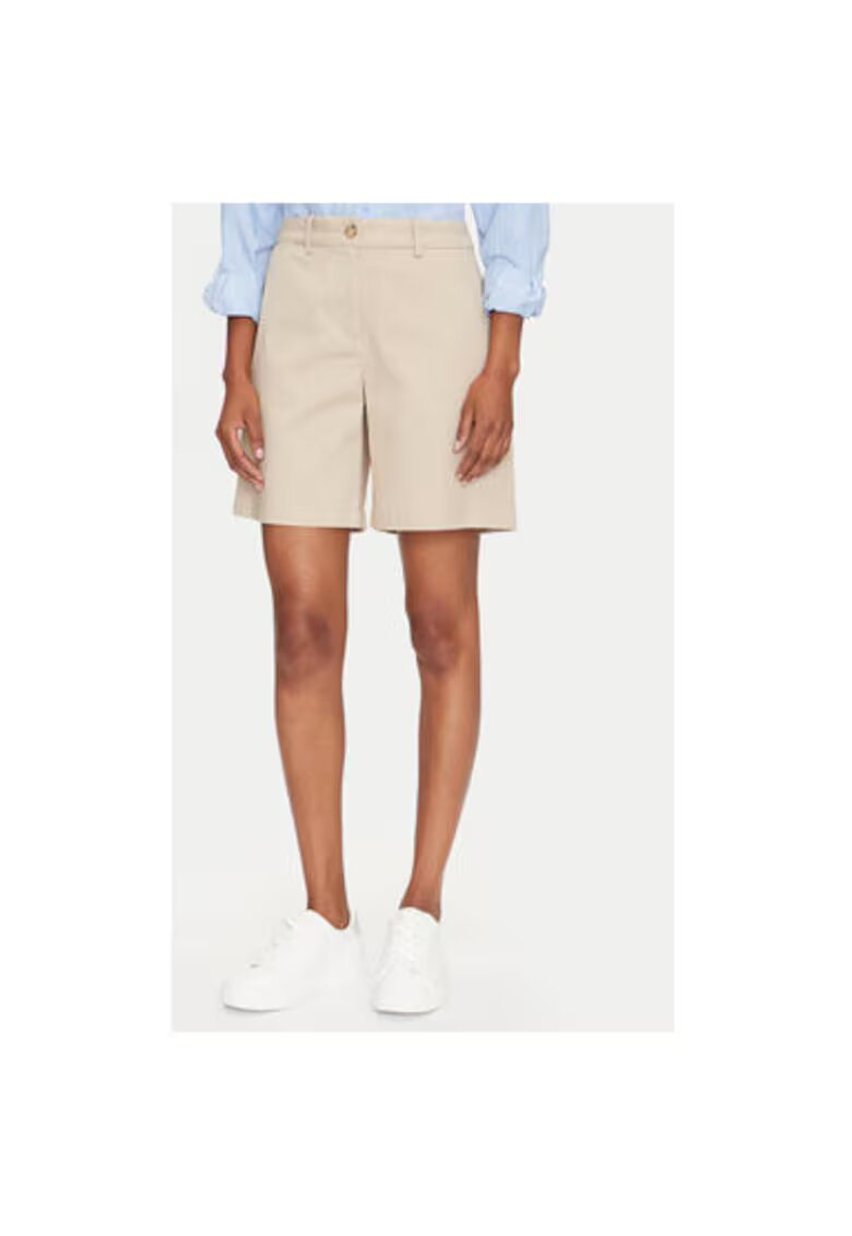 Gant Pantaloni scurti dama 4020119 - Bumbac organic/Bumbac - Bej - Bej