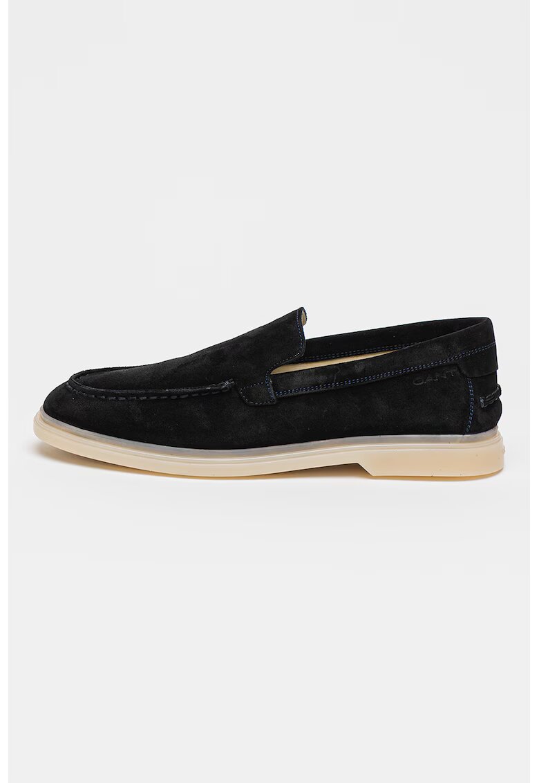 Gant Pantofi loafer de piele intoarsa Boery - Bleumarin