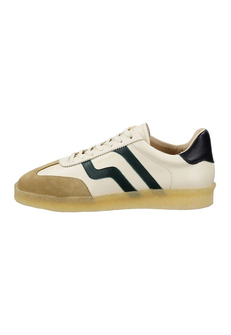 Gant Pantofi sport cu garnituri din piele intoarsa Crepmo - Negru/Crem/Bej deschis