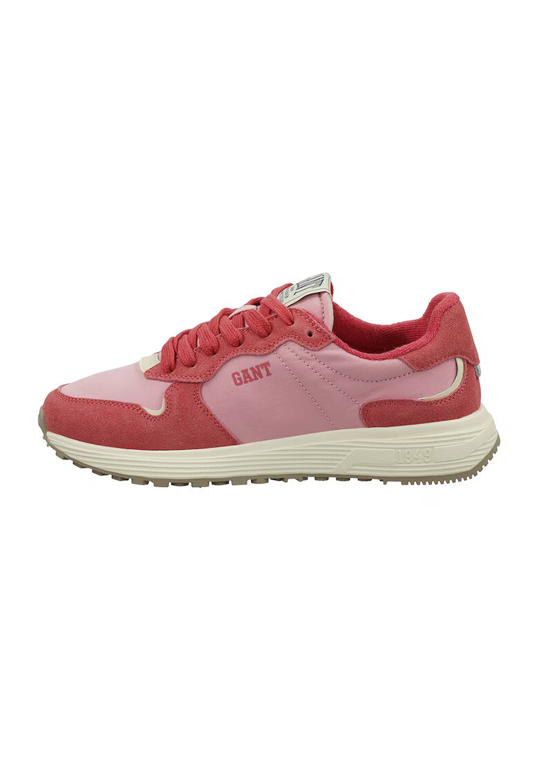 Gant Pantofi sport de piele intoarsa Beywin - Roz deschis/Roz