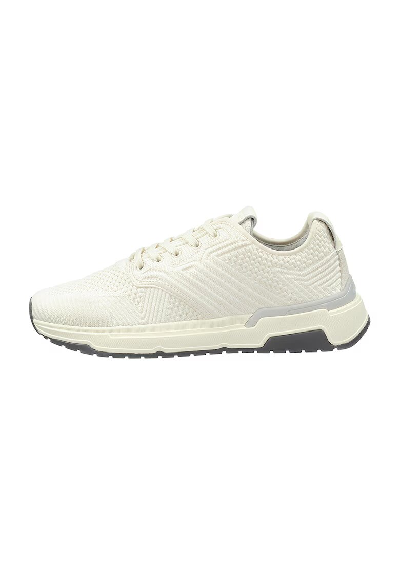 Gant Pantofi sport low-cut de plasa cu aspect tricotat - Alb murdar