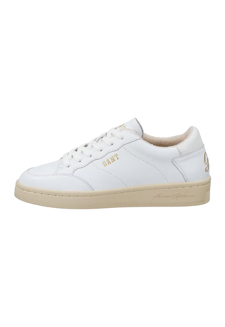 Gant Pantofi sport low-cut din piele Prepla - Auriu/Alb optic