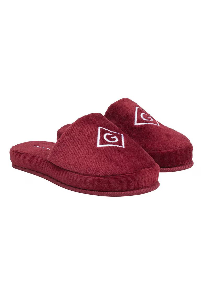 Gant Papuci de casa din bumbac Icon G - Visiniu