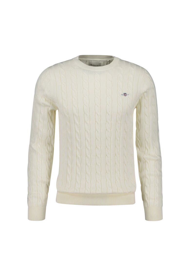 Gant Pulover cu model torsade - Bej