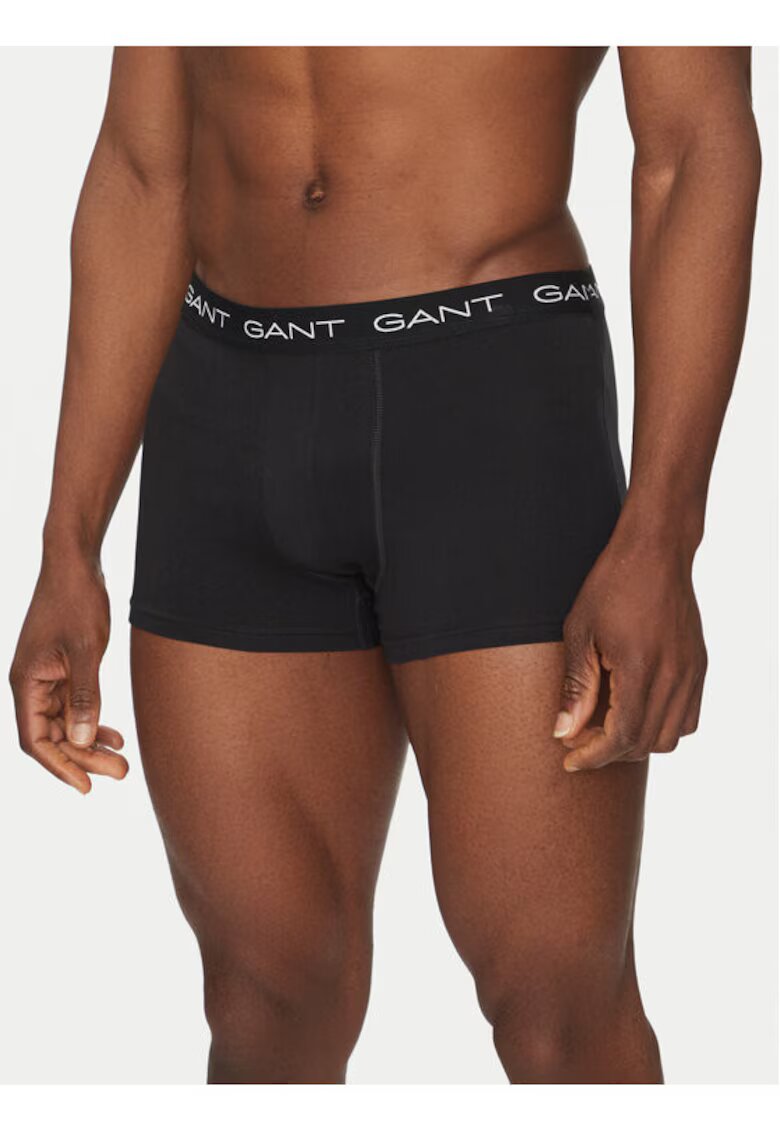Gant Set 5 boxeri barbati - 305366757 - Bumbac - Negru - Negru