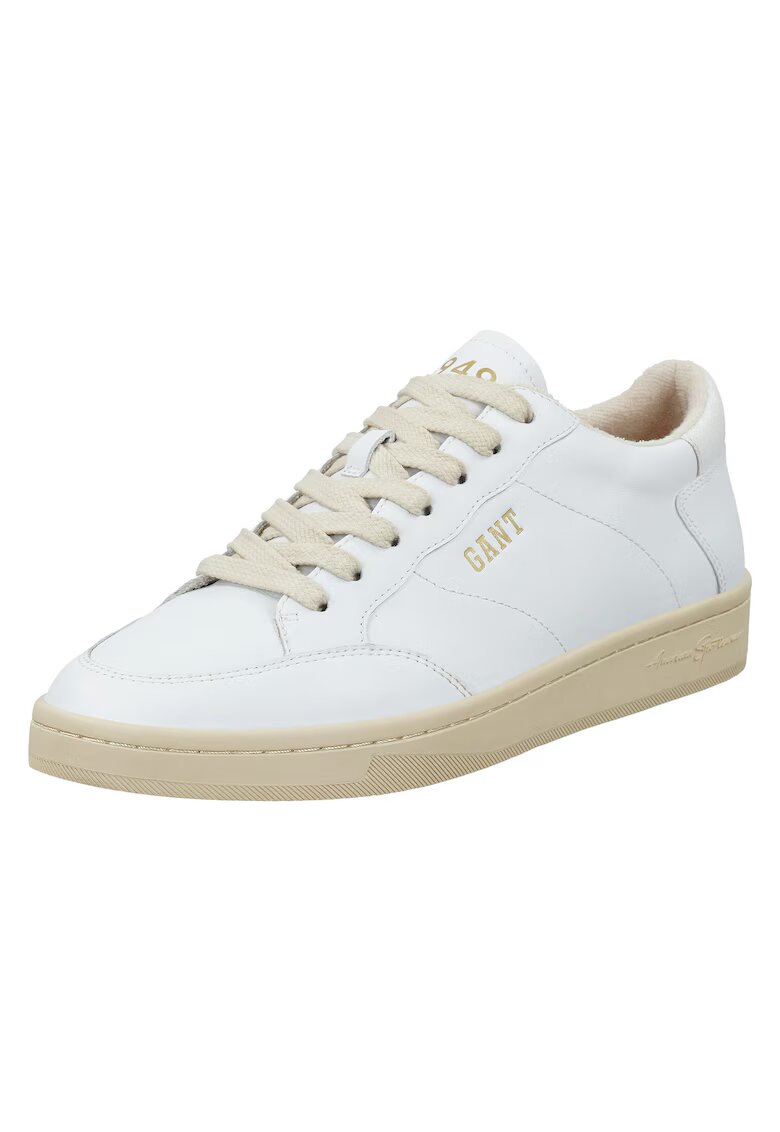 Gant Tenisi barbatesti - 305603623 - piele naturala - alb