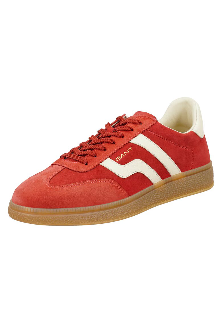 Gant Tenisi barbatesti - 305603685 - piele naturala - rosu