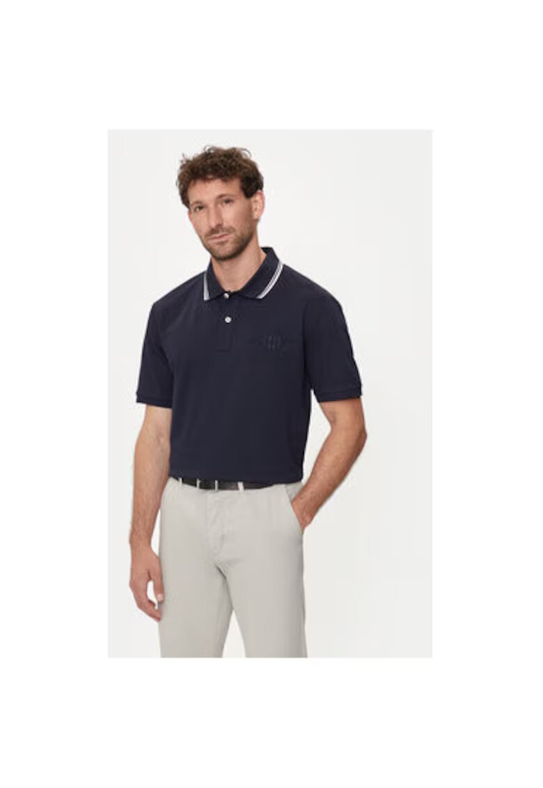 Gant Tricou barbati - 304006302 - Bumbac - Albastru - Albastru