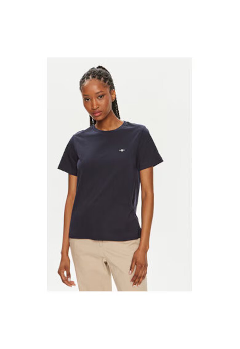 Gant Tricou dama - 304005619 - Bumbac - Albastru - Albastru
