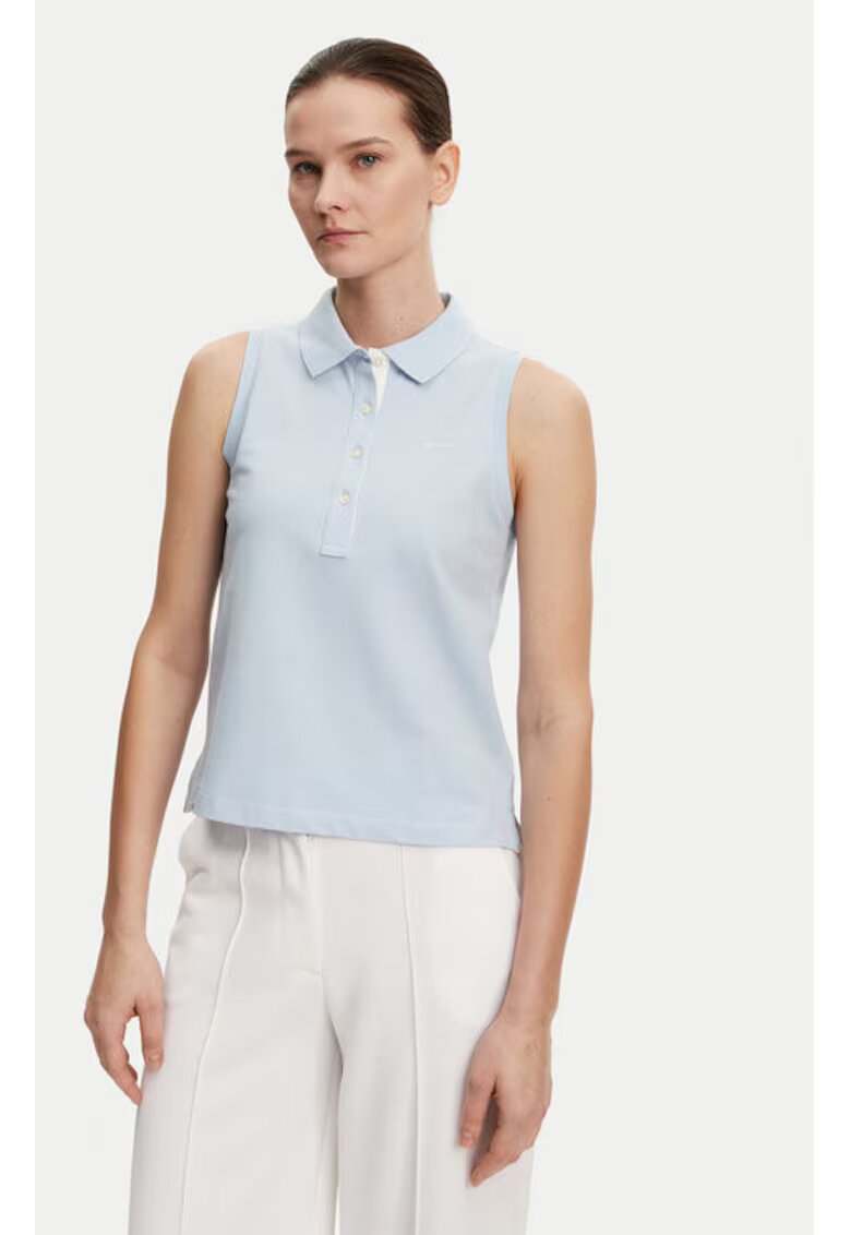 Gant Tricou dama - 305367099 - Bumbac - Albastru - Albastru