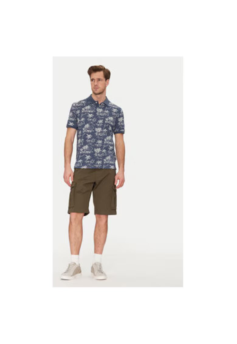 Gant Tricou polo barbati 2014058 - Bumbac - Bleumarin - Bleumarin