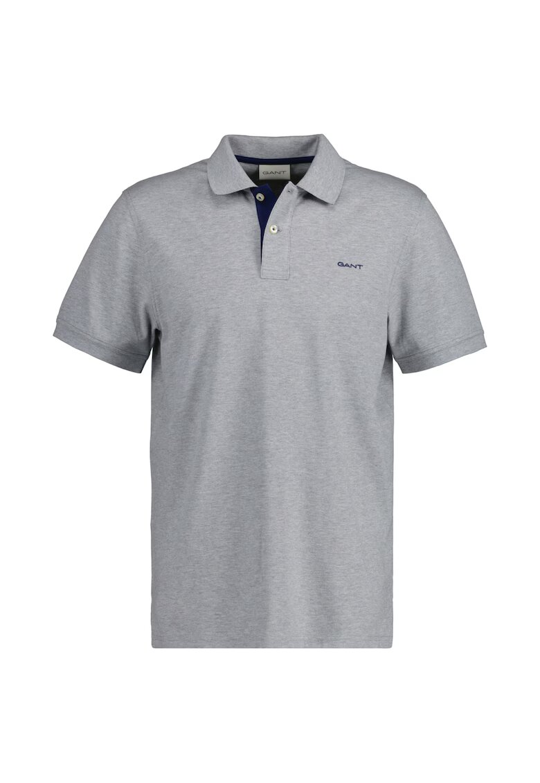 Gant Tricou polo cu logo - Gri deschis