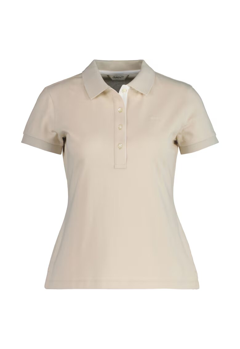 Gant Tricou polo cu model uni 20863 - Bej