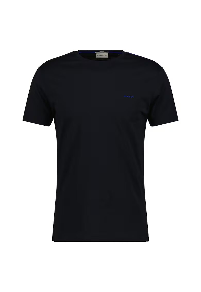 Gant Tricou slim fit din bumbac 20871 - Negru