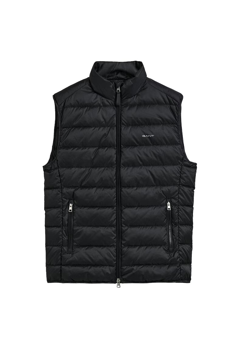 Gant Vesta matlasata cu model uni - Negru