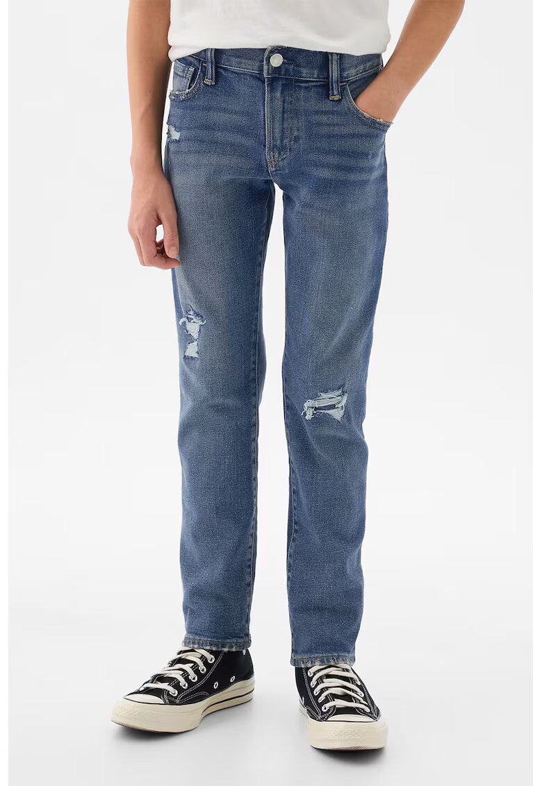 GAP Blugi slim fit Washwell - Albastru