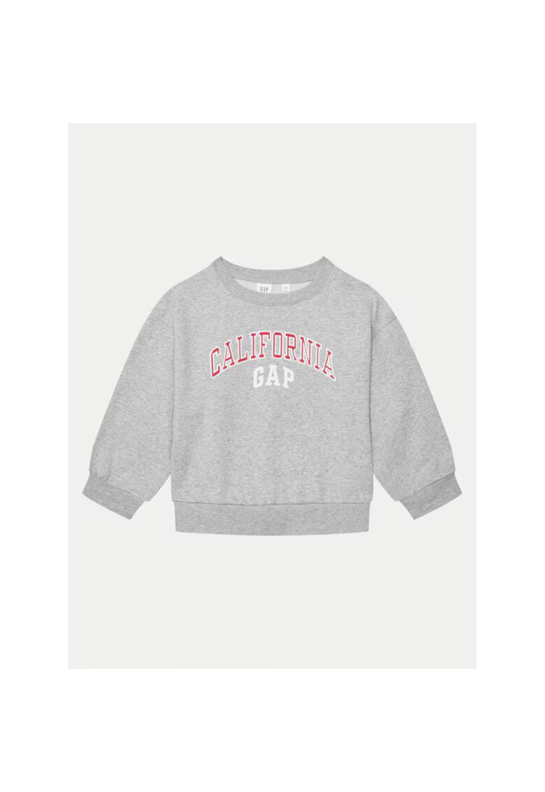 GAP Bluza baieti - 304985973 - Bumbac/Poliester - 134 CM - Gri