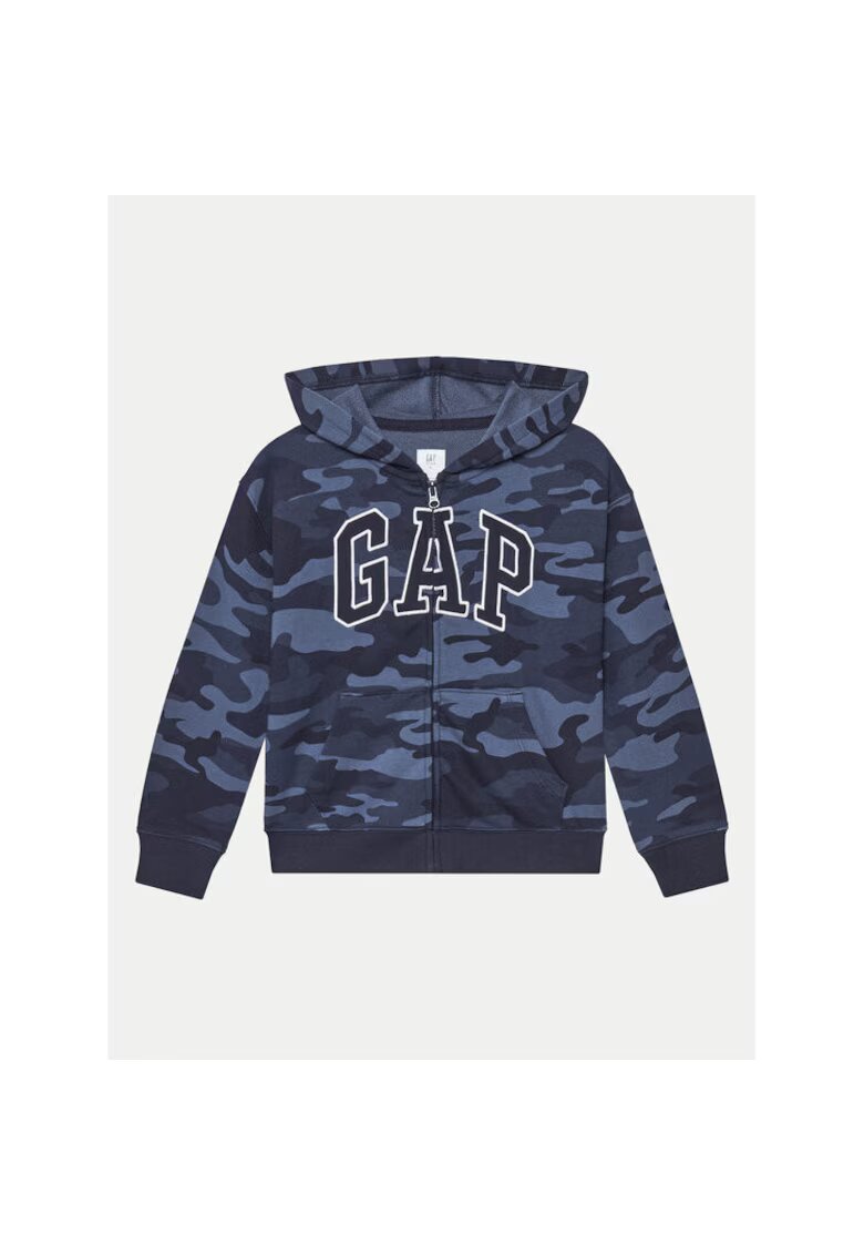 GAP Bluza baieti - 305289636 - Bumbac/Poliester reciclat - 134 CM - Albastru