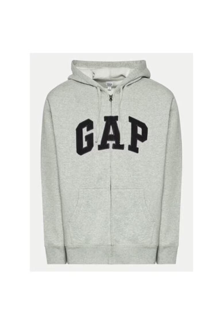 GAP Bluza barbati - 303617561 - Bumbac/Poliester - Gri - Gri