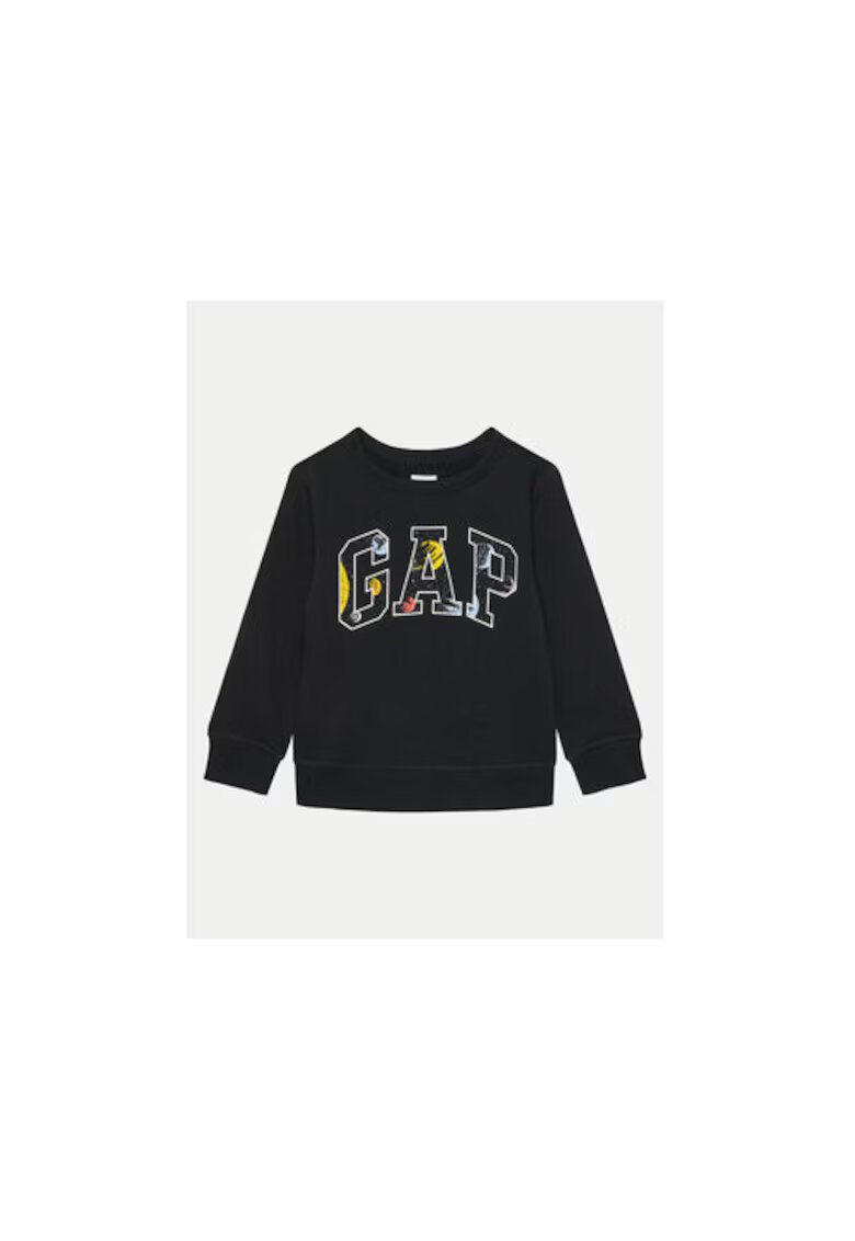 GAP Bluza copii - 304985348 - Bumbac/Poliester - 134 CM - Negru