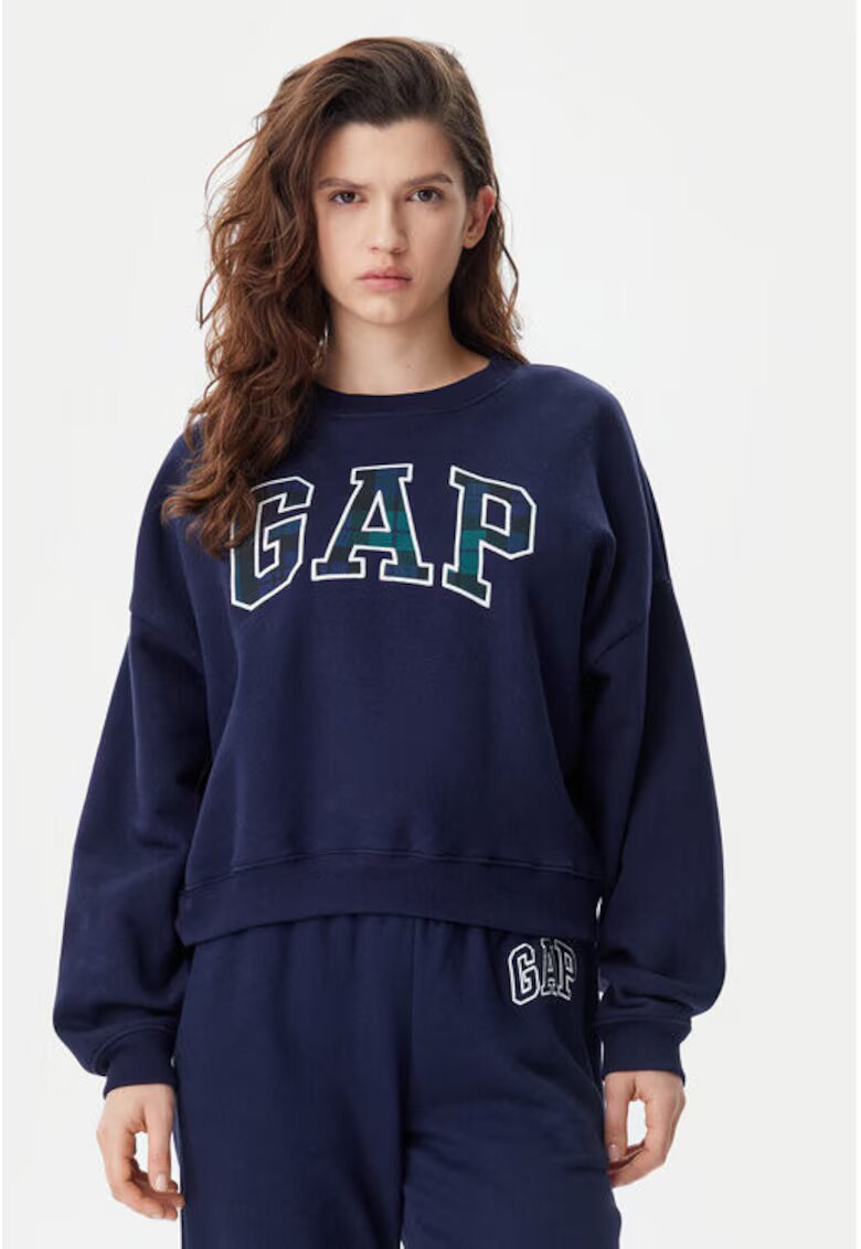 GAP Bluza dama - 304986406 - Bumbac/Poliester - Albastru - Albastru